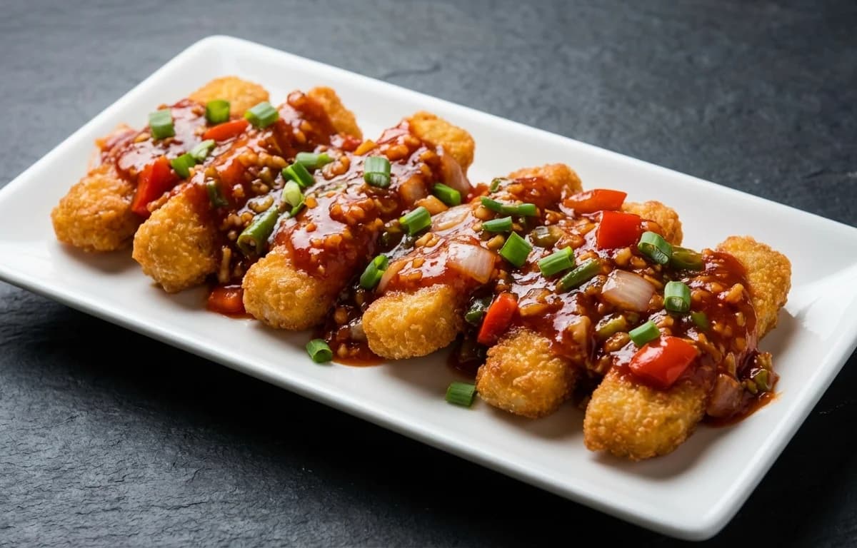 Schezwan Egg Fingers
