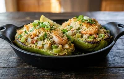 Seafood Stuffed Mirliton