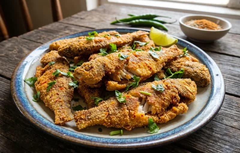 Silver Fish Rava Fry