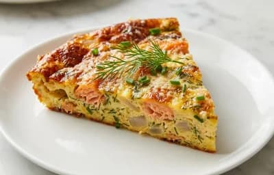 Smoked Salmon Frittata