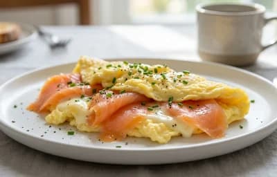 Smoked Salmon Scramble