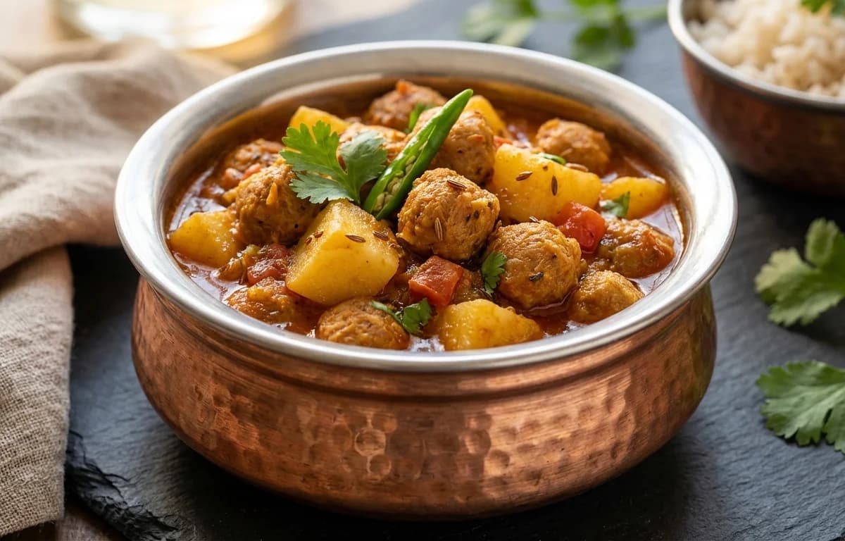 Soya Aloo Sabzi