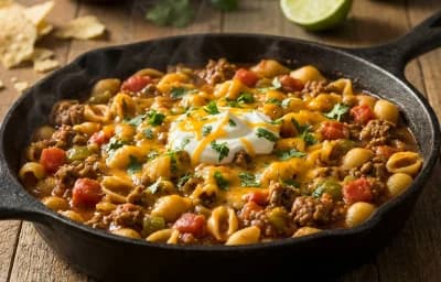 Taco Pasta Skillet