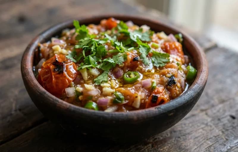 Makuni with Tomato Chokha - Recipe 2