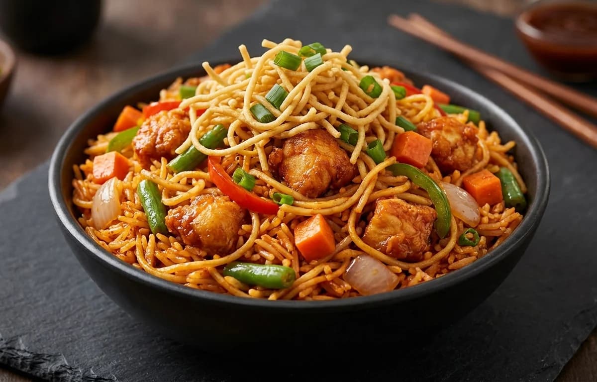 Triple Schezwan Fried Rice