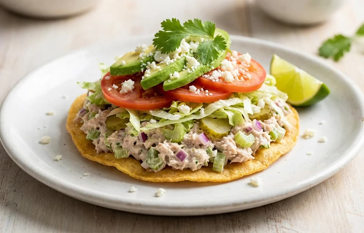 Tuna Salad Tostadas