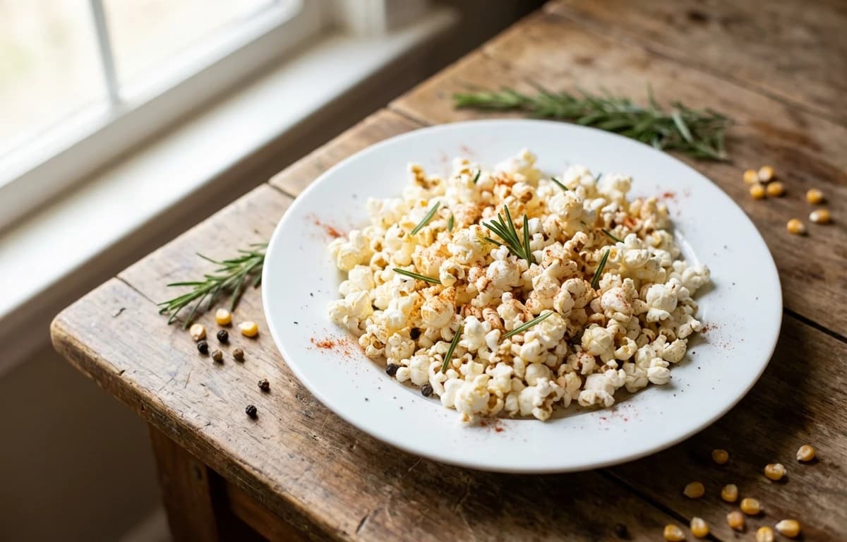 Unsalted Air-Popped Popcorn