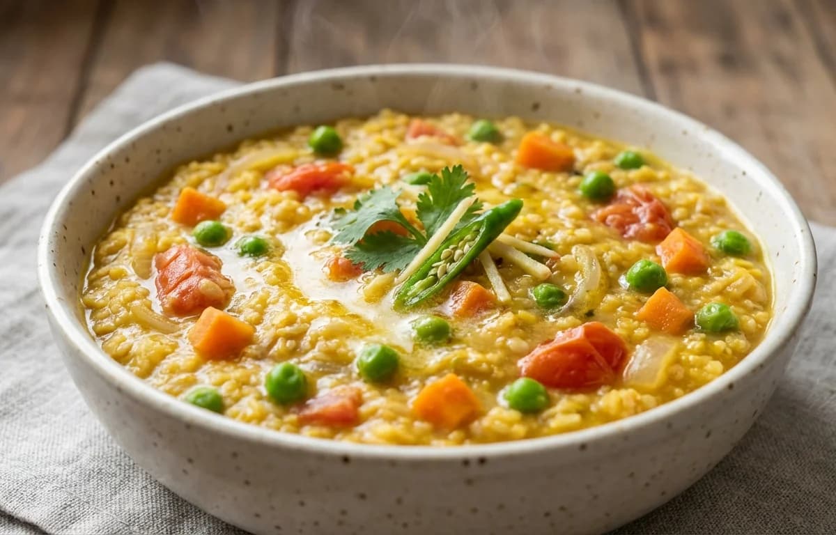 Vegetable Dalia Khichdi