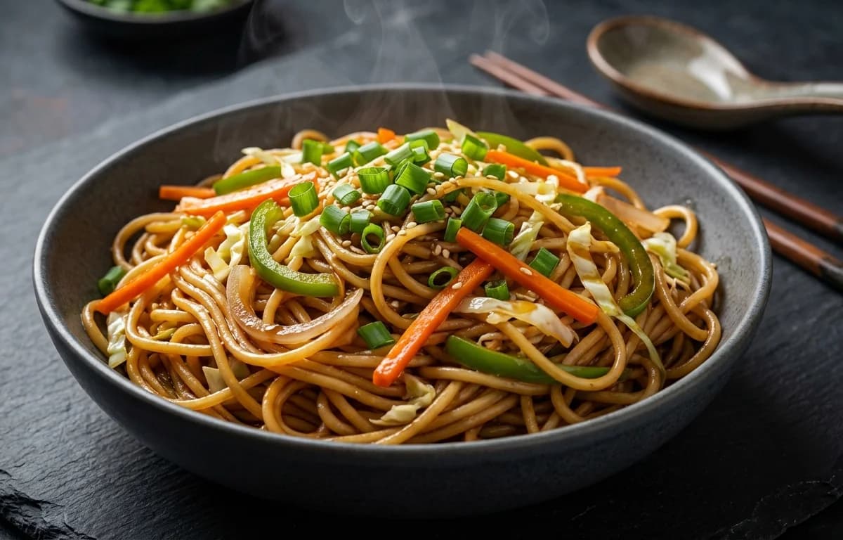 Vegetable Hakka Noodles
