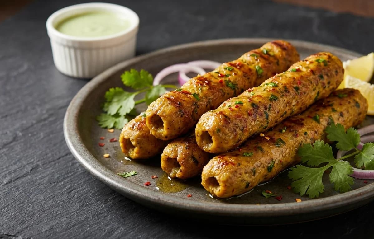 Vegetable Seekh Kebab