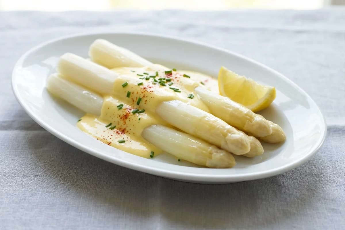 White Asparagus with Hollandaise