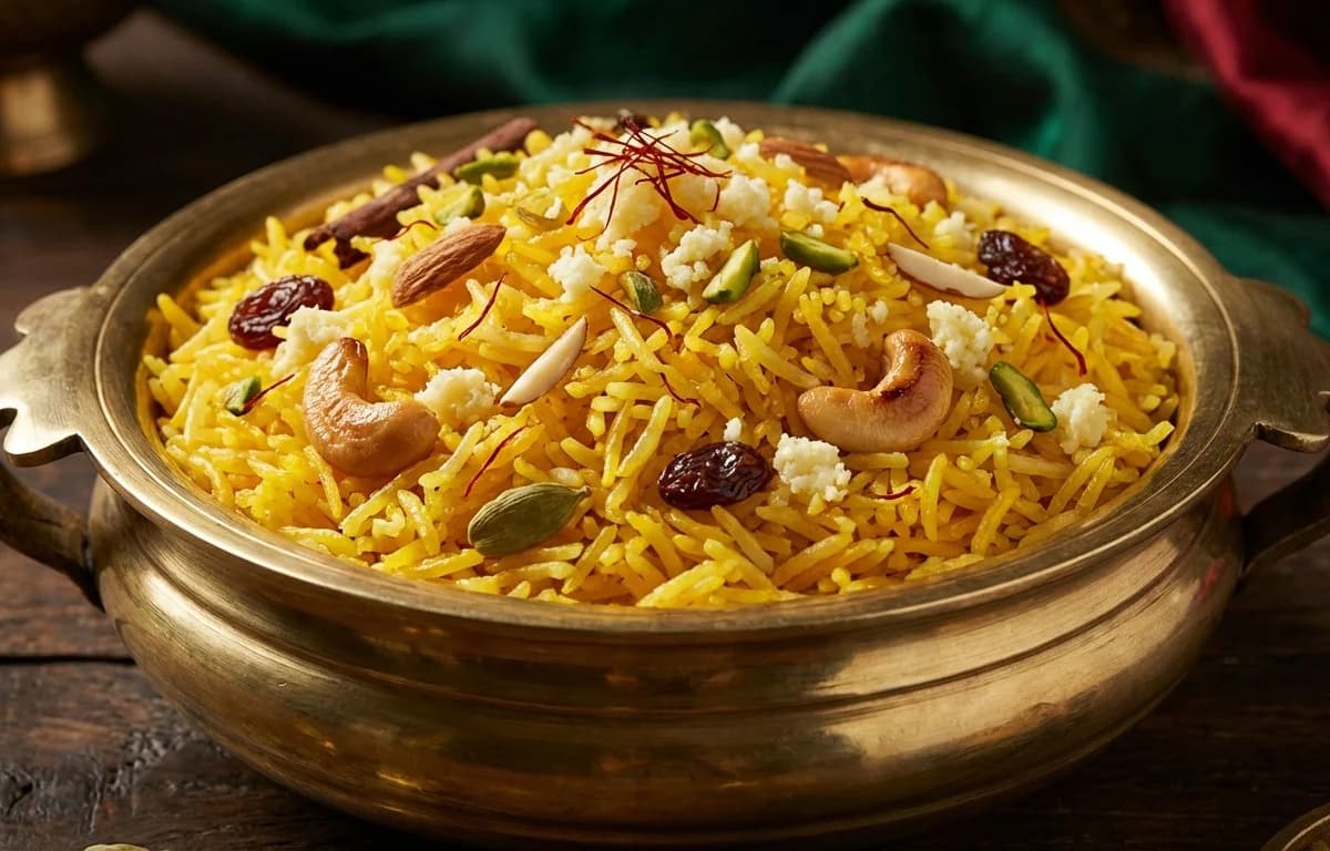 Zarda Pulao