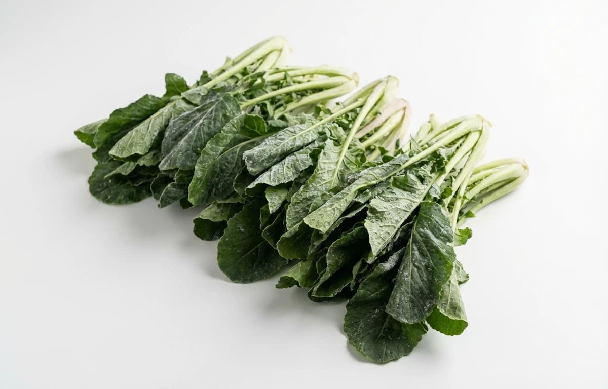 frozen boiled unsalted turnip greens