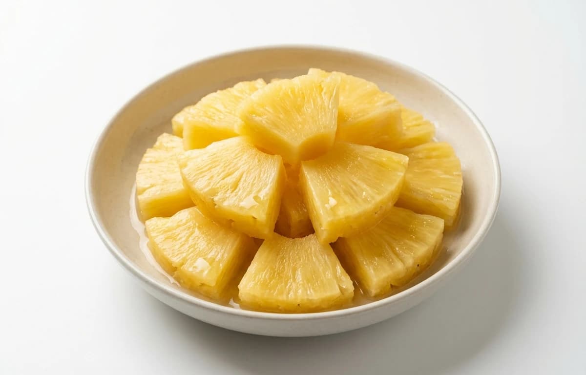 canned pineapple in juice, drained