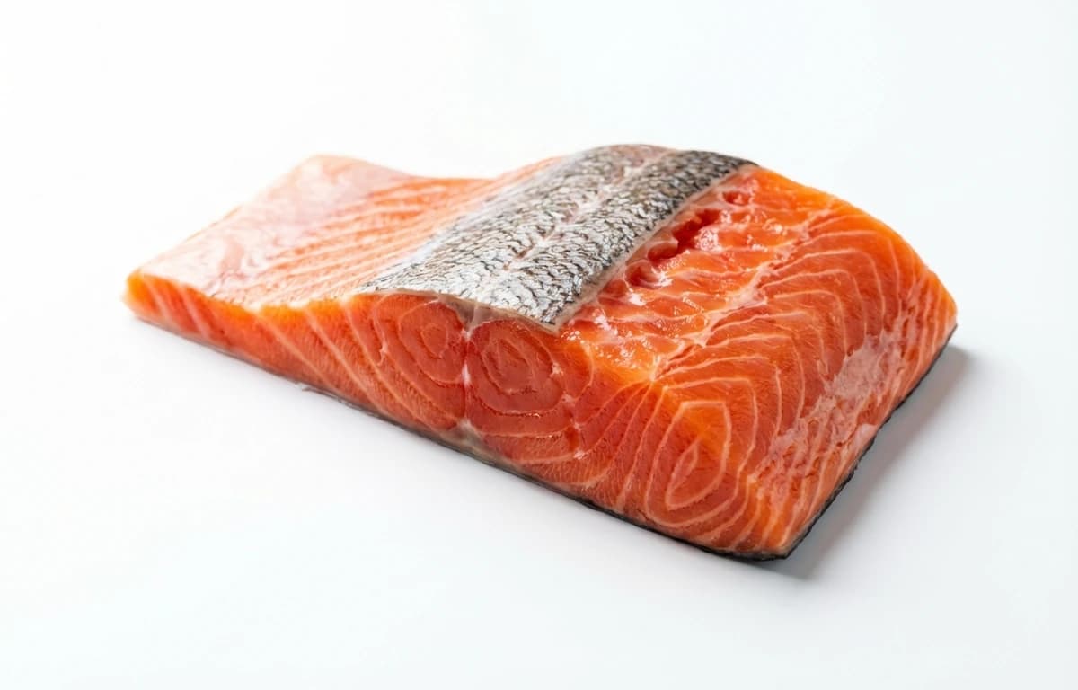 raw coho salmon