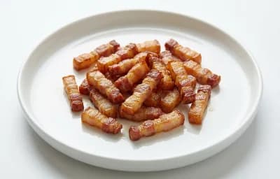 roasted cured pork fat