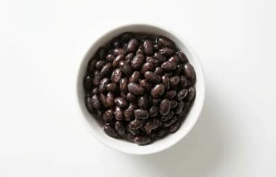 boiled unsalted black turtle beans