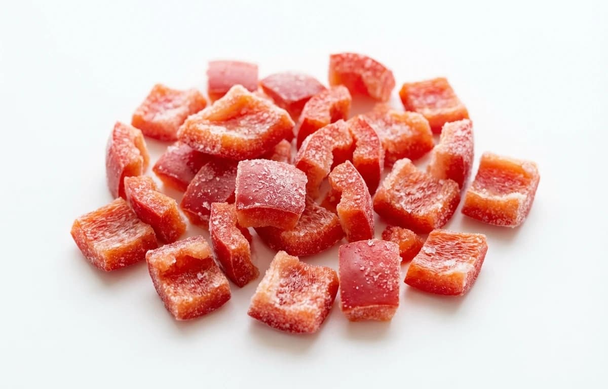 frozen red bell pepper
