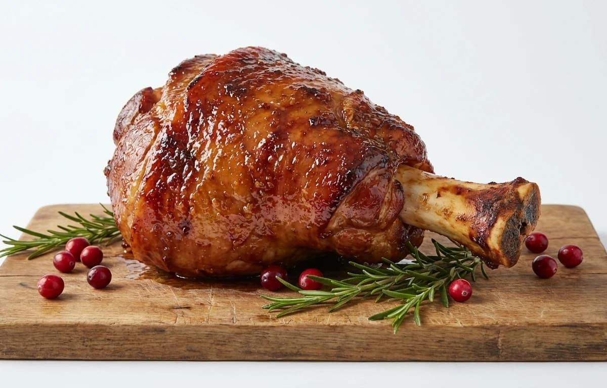 roasted bone-in ham shank