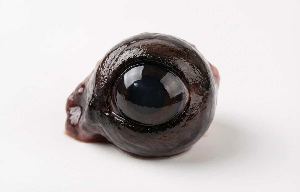 raw caribou eye