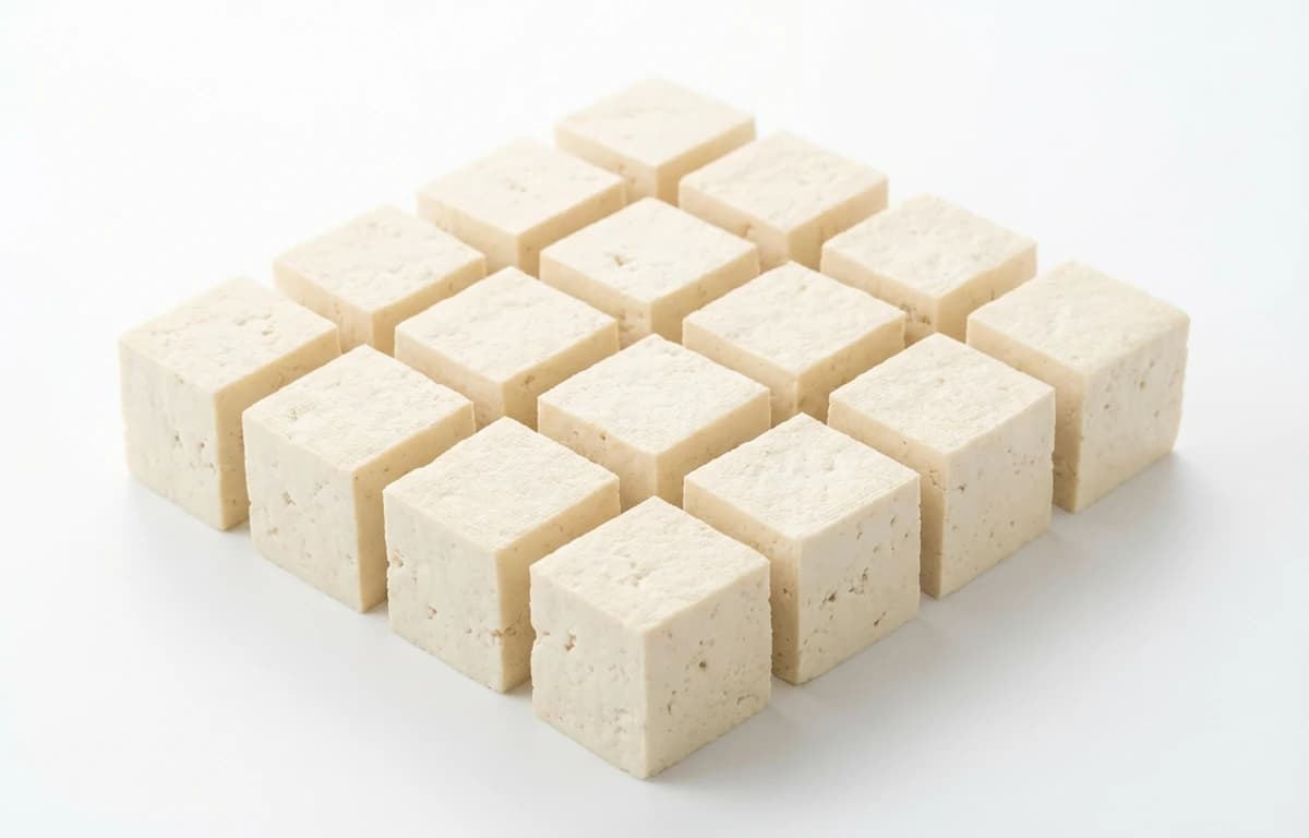 cubed firm tofu