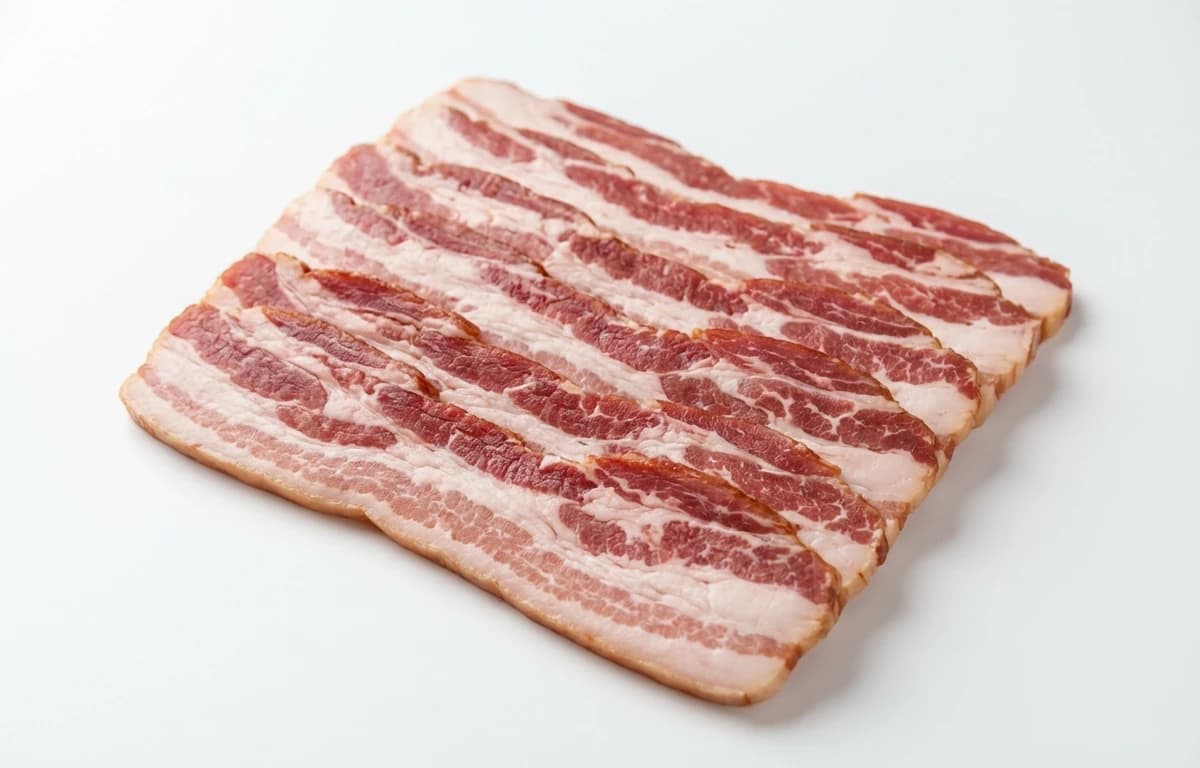 raw bacon