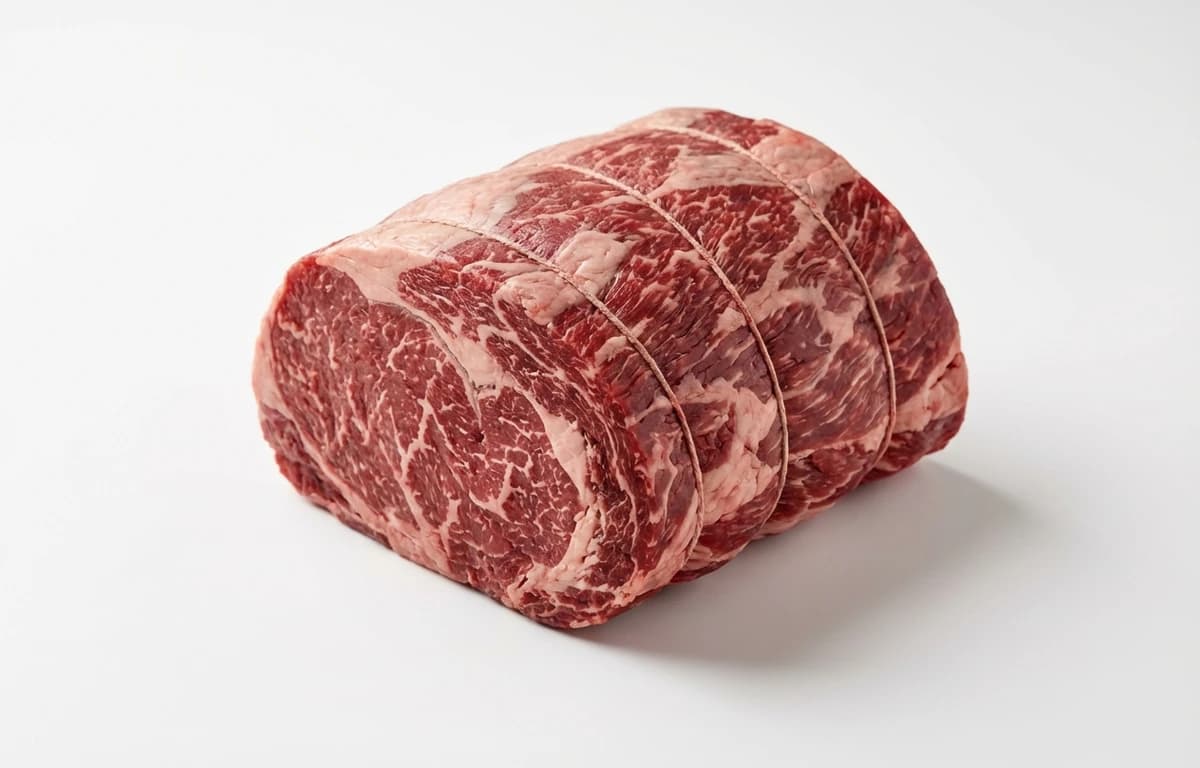 raw choice beef tip round roast
