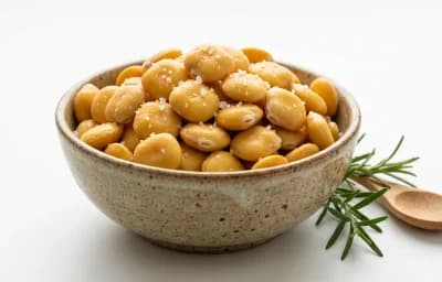 boiled salted lupins