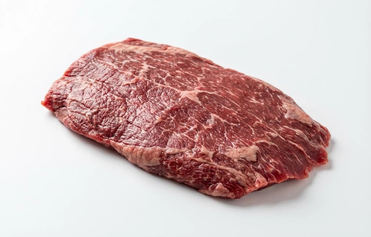 raw choice beef flank steak