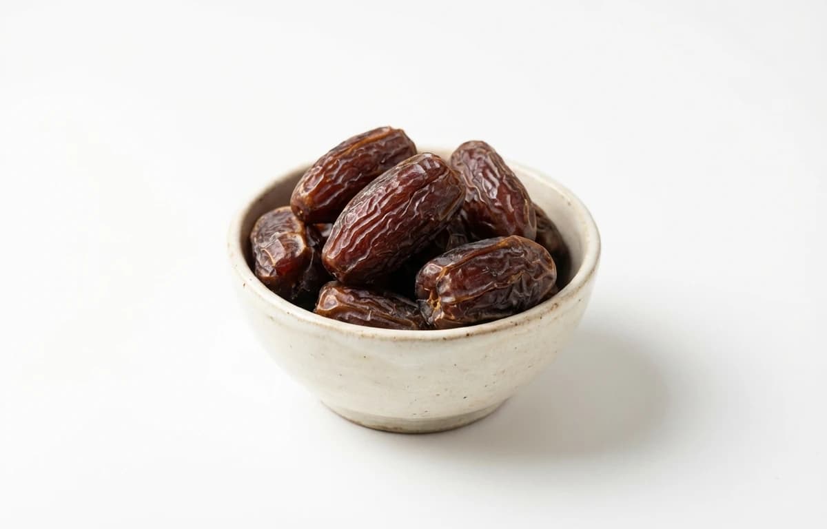 dry dark brown dates