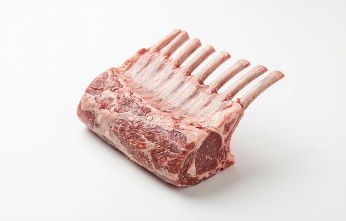 raw New Zealand lamb rack