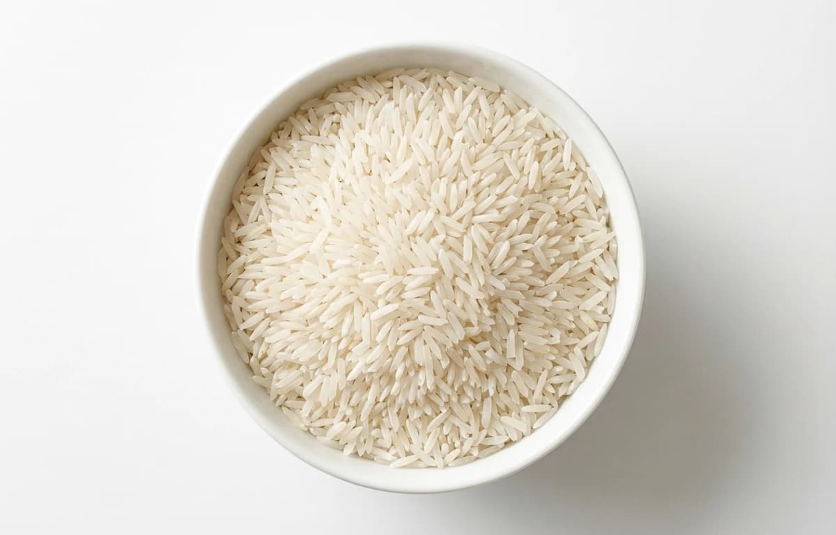 raw unenriched long-grain white rice