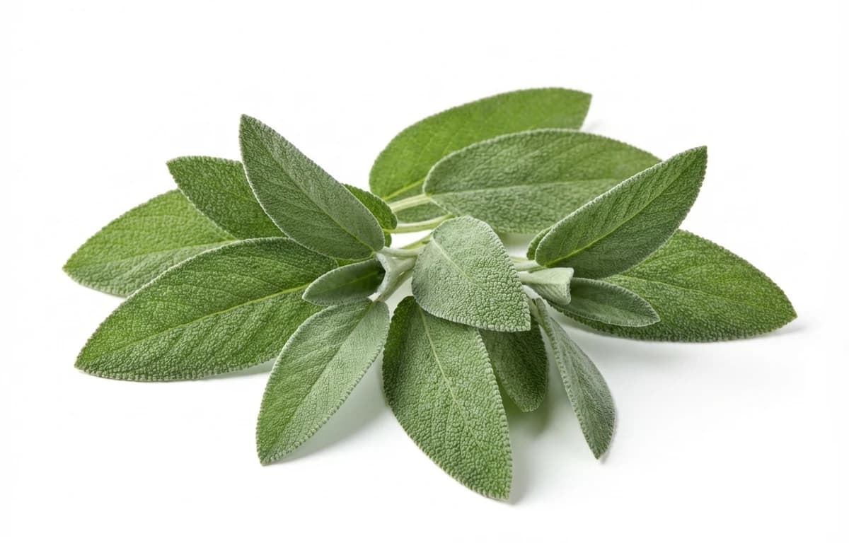 fresh sage leaves