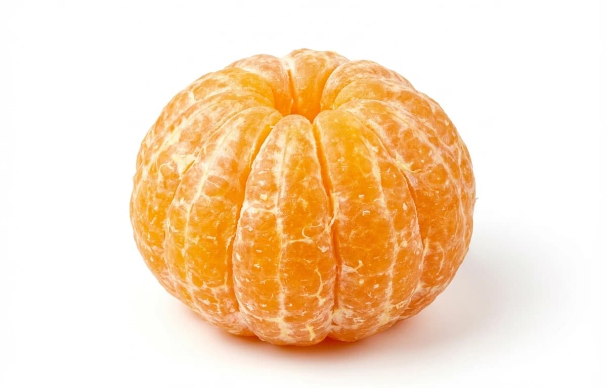 raw peeled seedless mandarin