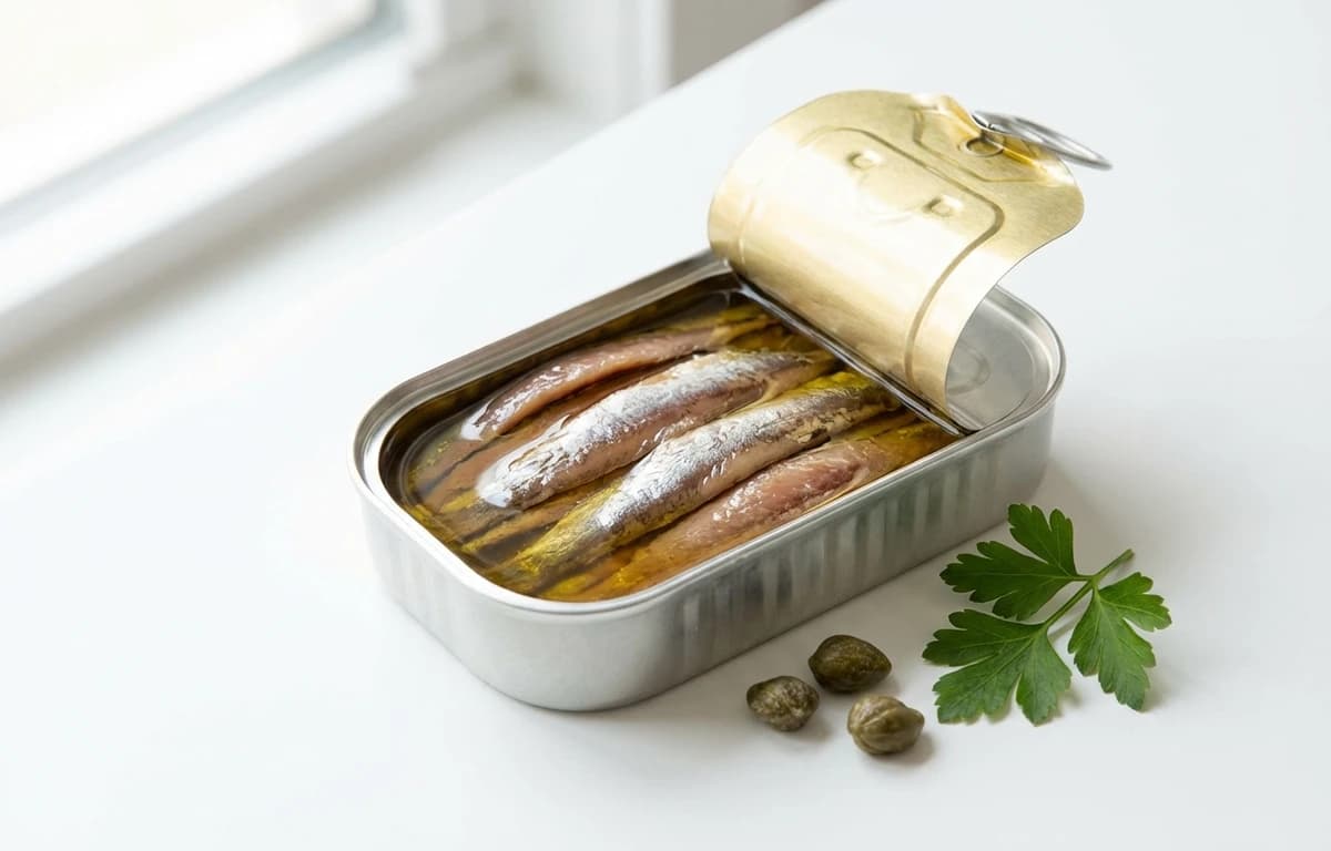 canned anchovy