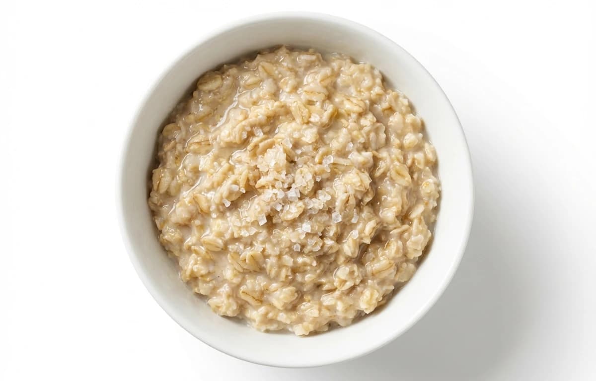 cooked salted oats