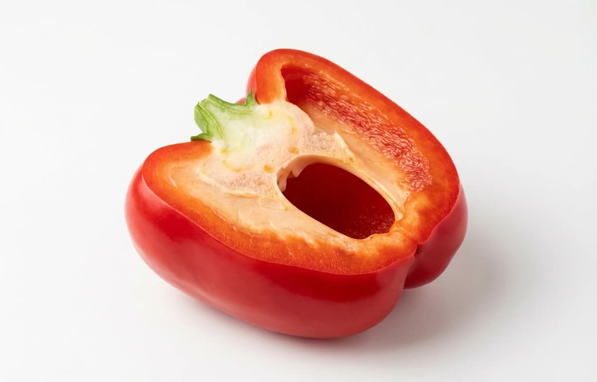boiled unsalted red bell pepper