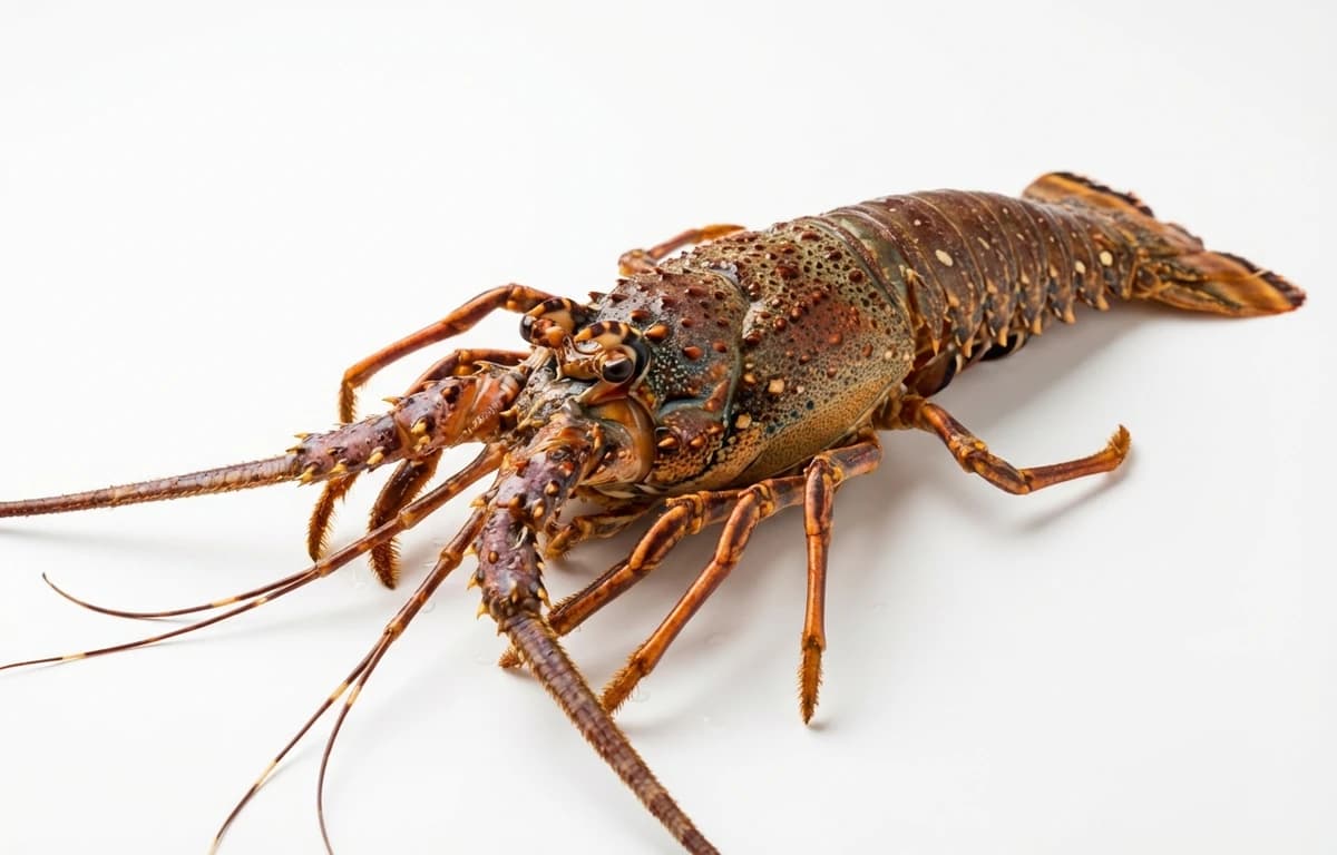 raw spiny lobster