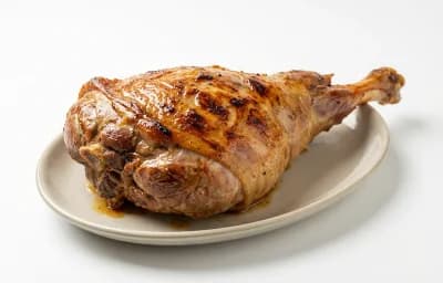 roasted veal leg