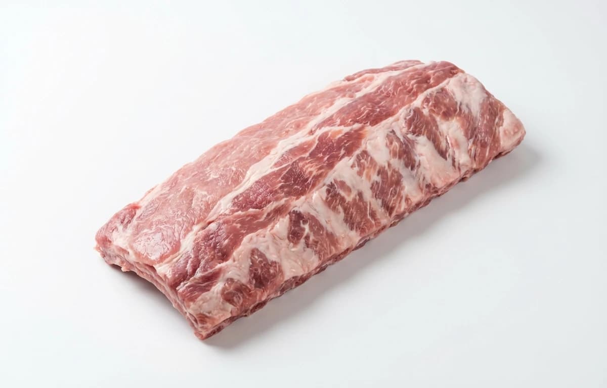 raw pork spareribs