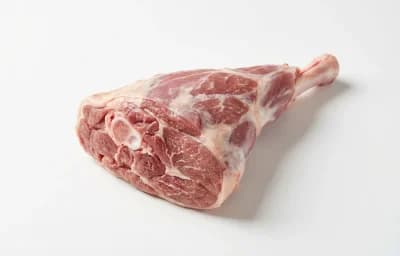 raw lamb hind-shank