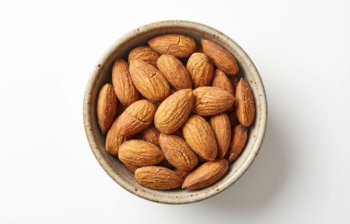 dry roasted salted almonds