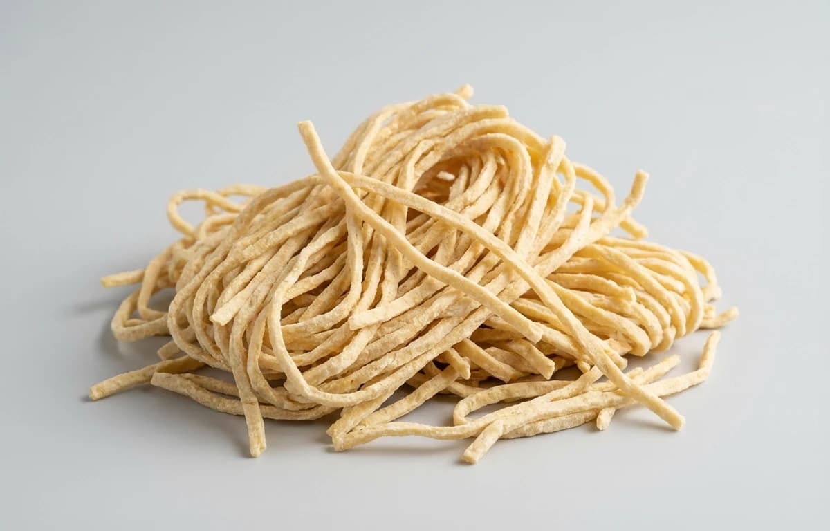 unsalted chickpea flour noodles