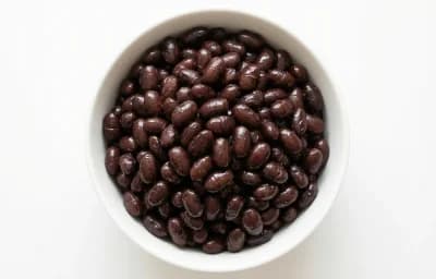 boiled unsalted black beans