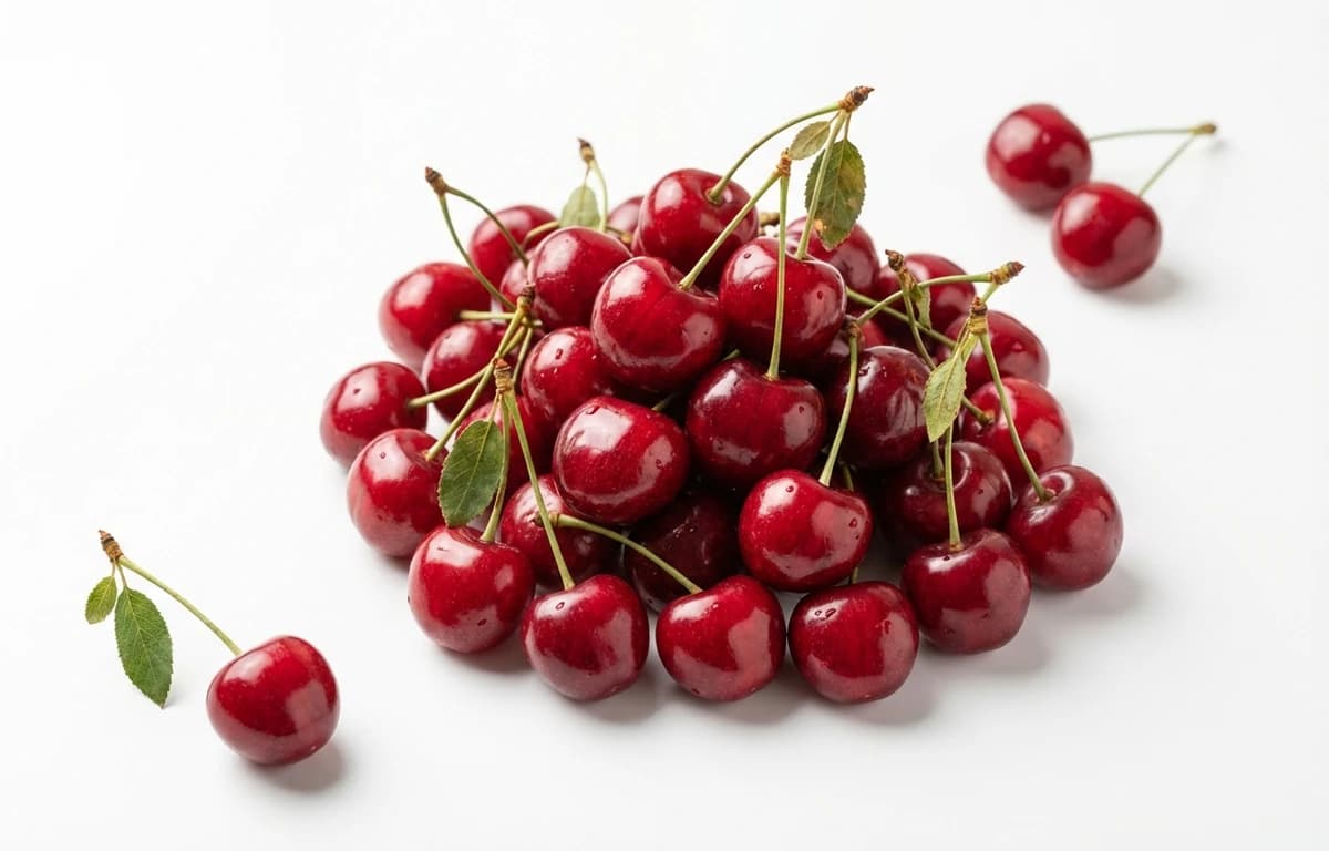 red cherries