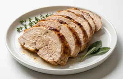 cooked turkey breast