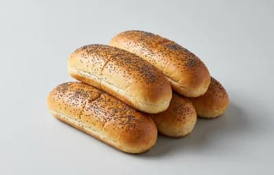 poppy seed hot dog buns