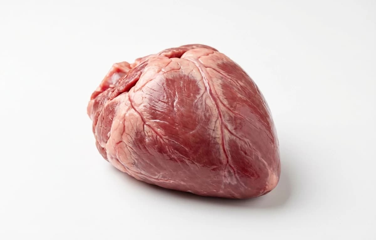 raw veal heart
