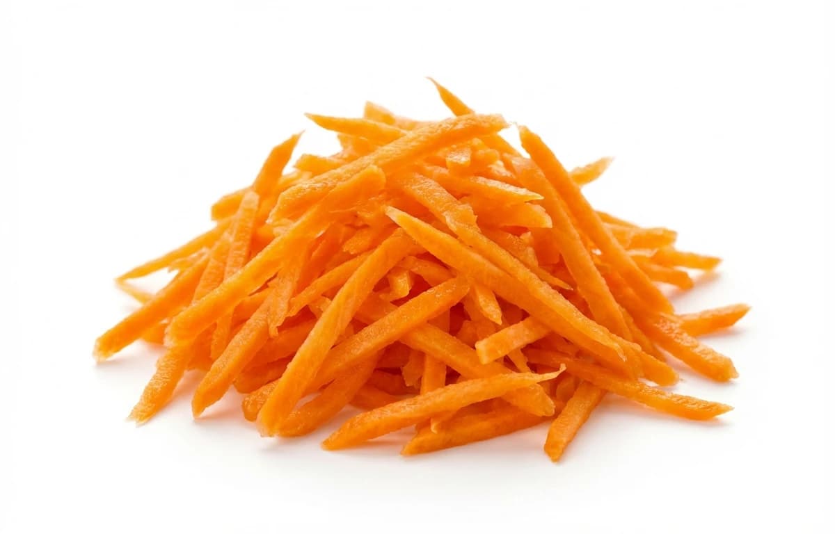 shredded carrots