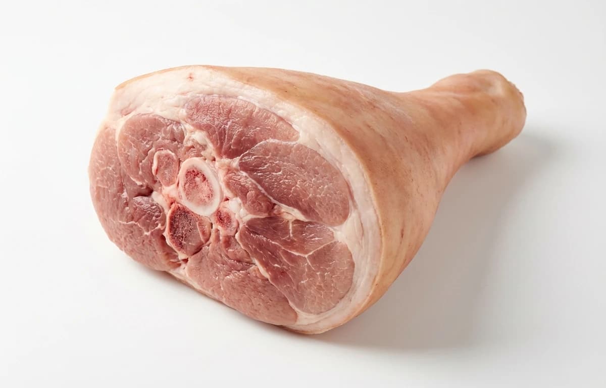 uncooked bone-in ham shank